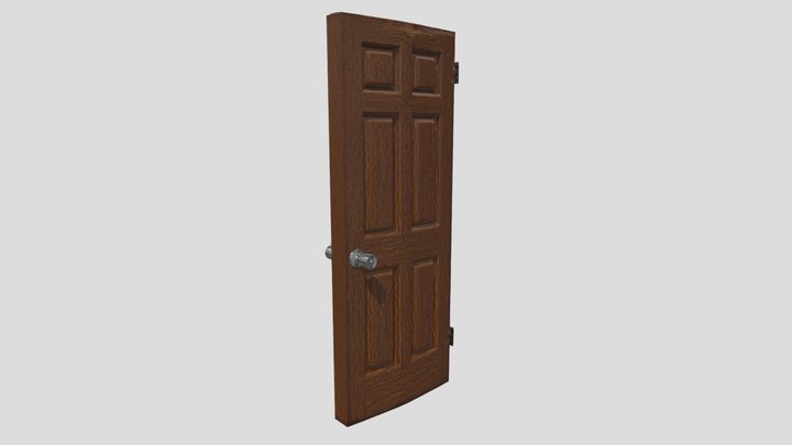 Wooden Door – Modello 3D gratuito STL