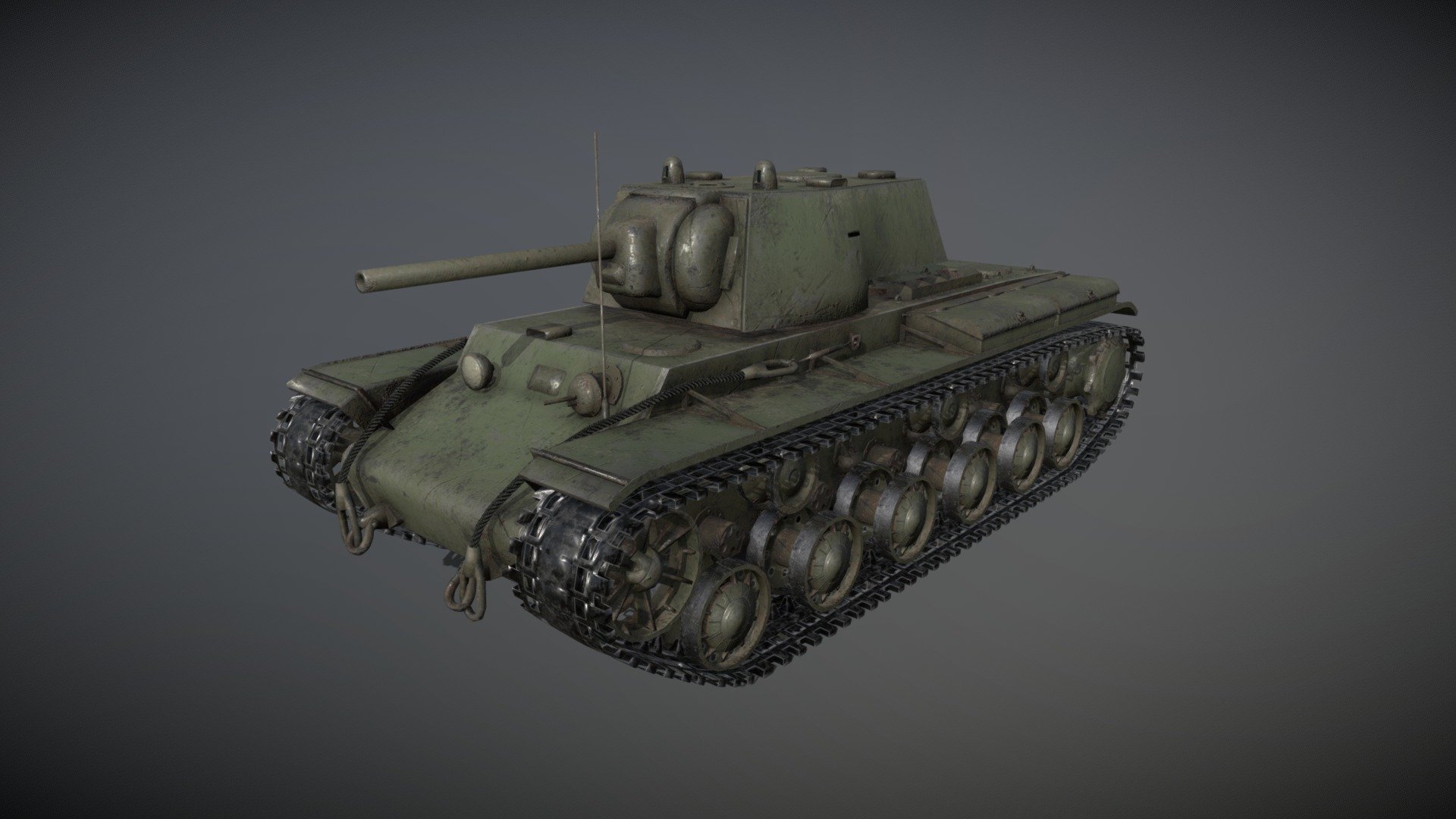 Kv-1 (КВ-1) - Download Free 3D model by Artem Goyko (@Artem.Goyko ...