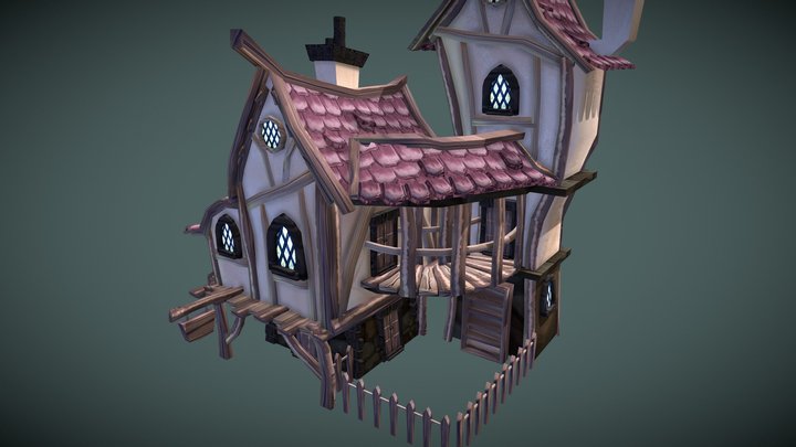 Village House Project 3D Model