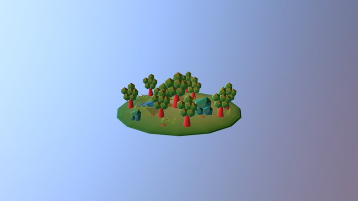 Floresta 3D Model