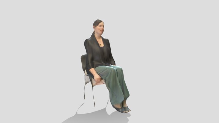 3д Анастасия 3D Model