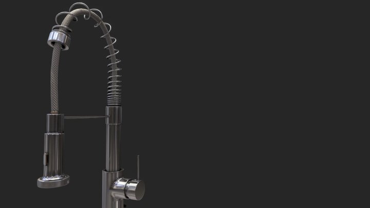 Accesorios para Cocina - llave agua cocina 3D Model