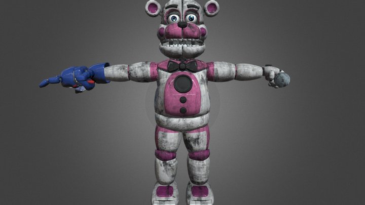 Freddy Frostbear FNAF Special Delivery Papercraft