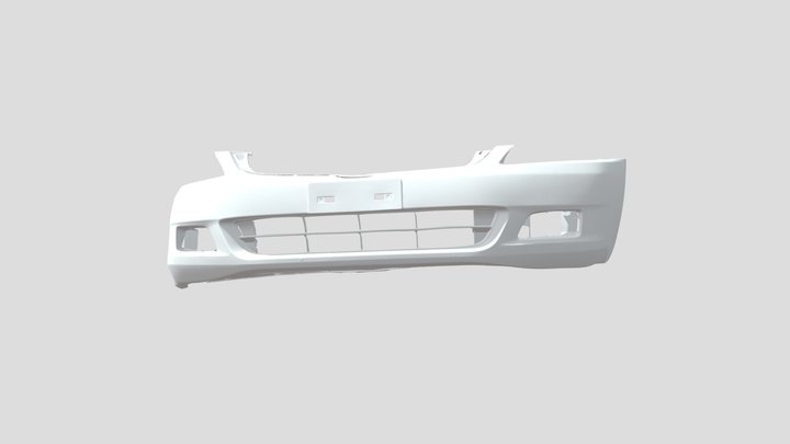 Bumper scanned with EinScan HX