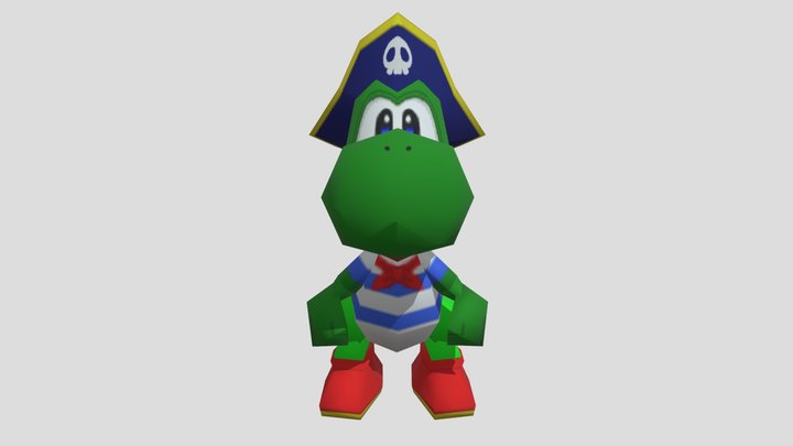 Yoshi (Pirate Land) – Free 3D Model STL