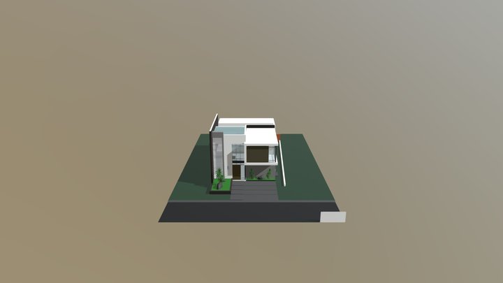 Casa Minimalista 3D Model