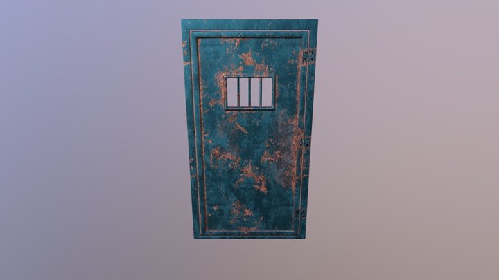 Prison Door 3D Model