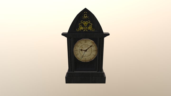Silly Clock 3D Model