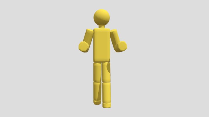 Poppy Playtime - Training Dummy Run 3D Model