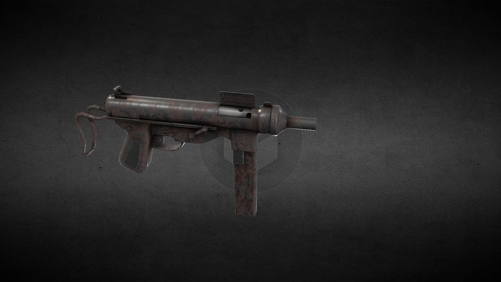 9mm Sub machine Gun 3D Model