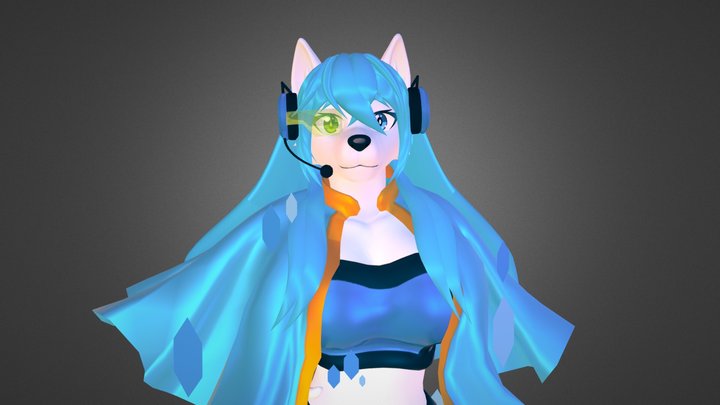 Stand post: Tamika Sora 3D Model