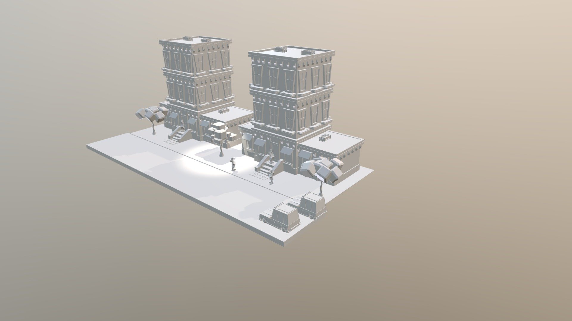 LOW POLY CARTOON SHOP