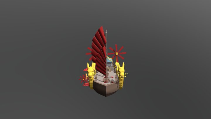 Kitai B Ship 3D Model