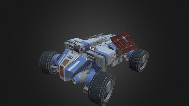 Rover - Science Space Explorer 3D Model
