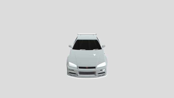 nissan gtr r34 3D Model