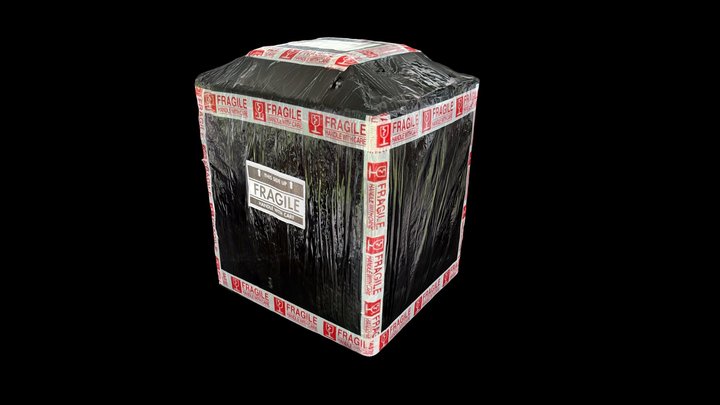 Fragile Shipment Box (Scaniverse) – Free 3D Model STL