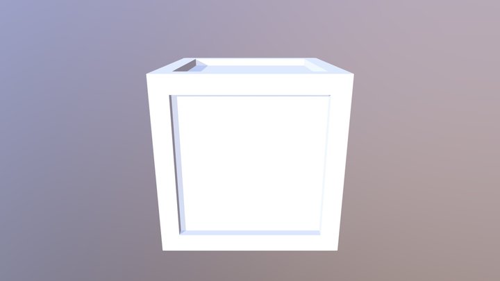 Crate 3D Model