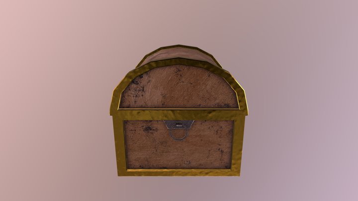 Treasure Chest 3D Model