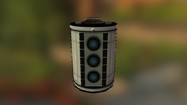 ISS (Stock) - Laboratory 3D Model