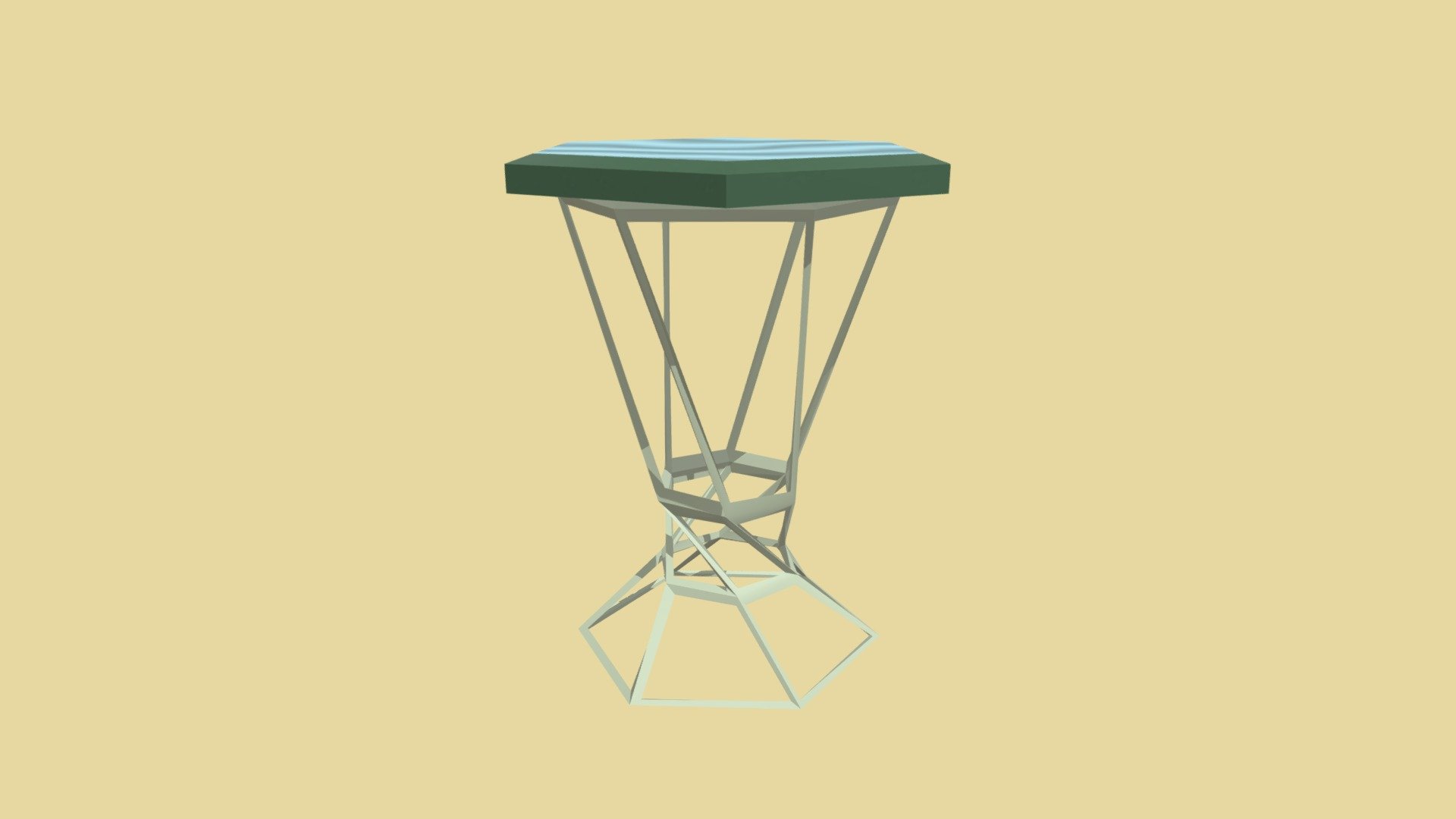 Hitbox: Bar Stool (Decentraland) — Sketchfab embed 3D viewer