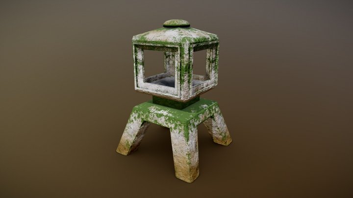 Zen Garden Launtern 3D Model