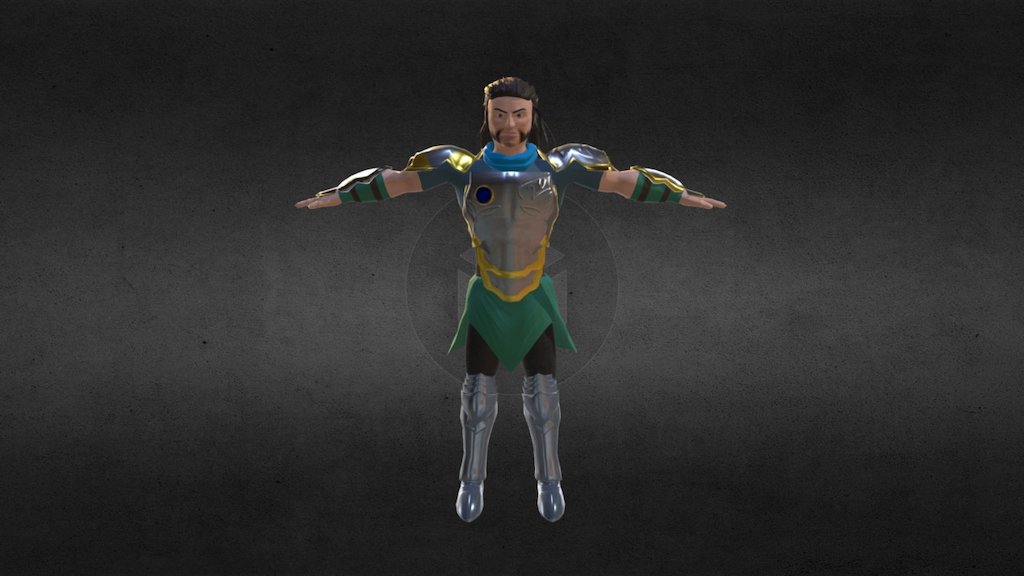 Gideon w/ textures v.3 - 3D model by JGraham [f24cb08] - Sketchfab