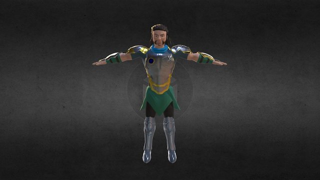 Gideon w/ textures v.3 3D Model