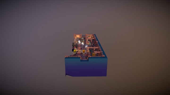 There is no space in this tavern for all... 3D Model