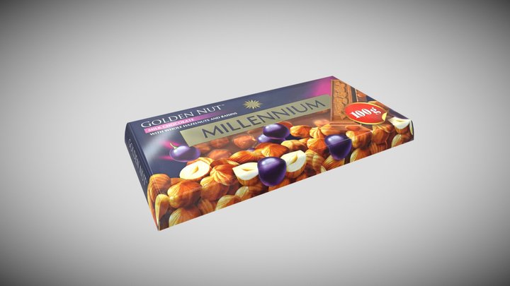 Millennium Golden Nut Chocolate 3D Model