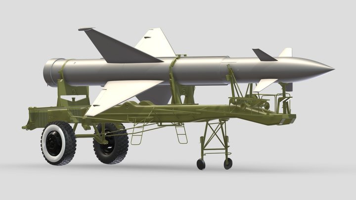 S-25 Berkut ( SA-1 Guild ) 3D Model