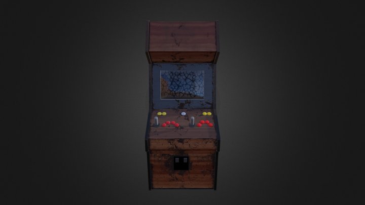 Arcade Machine Final 3D Model