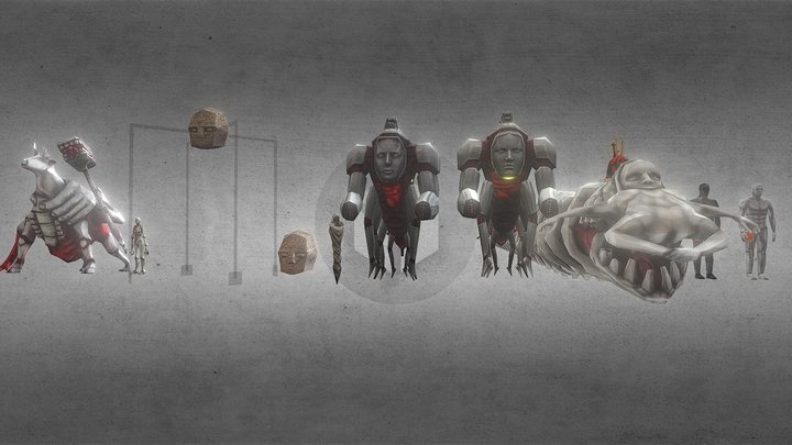 Demons of the Deep 3D Model