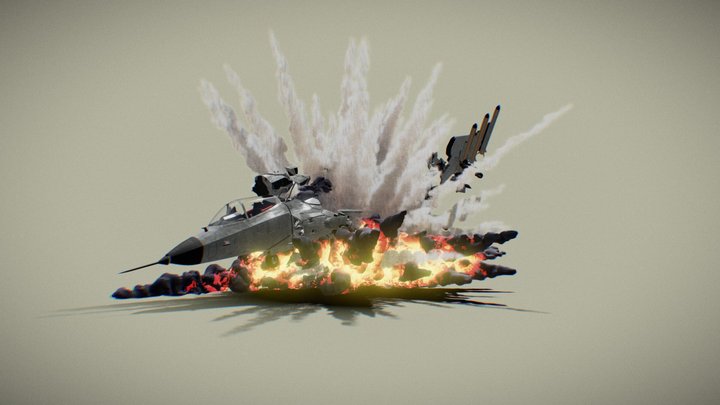 Hydra Jet Explosion | Grand Theft Auto 3D Model