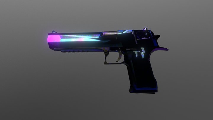 Desert Eagle - HYPERNOVA (Randomized Patterns) 3D Model