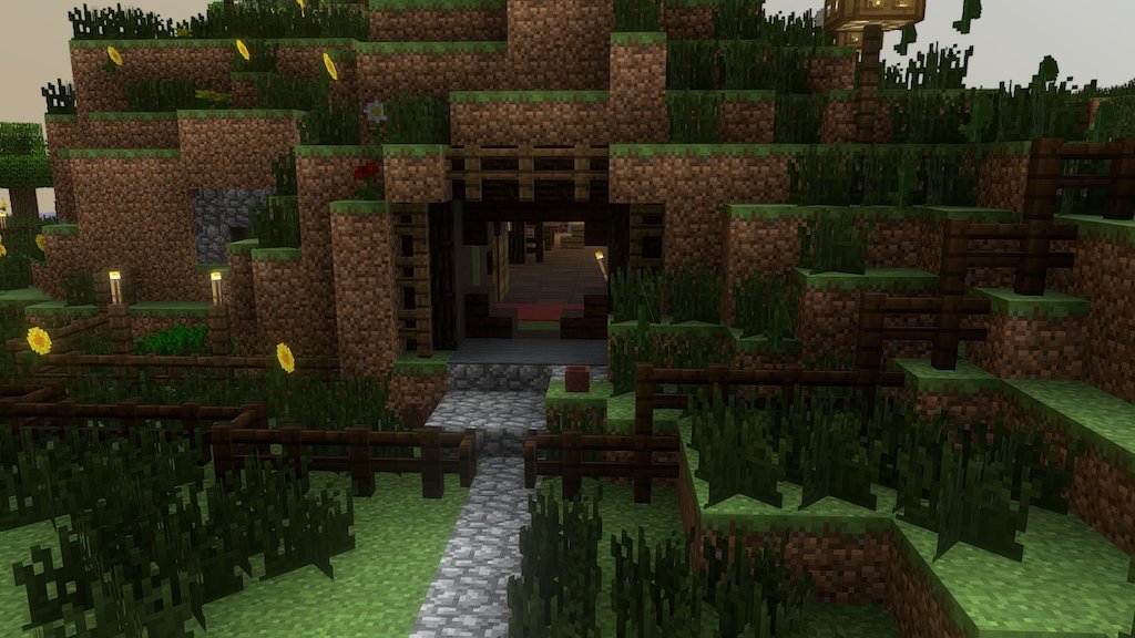 Hobbie Hole [minecraft] - 3d Model By Lizard (@lizard-motionfilms 