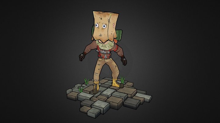 Civilian Survivor 3D Model