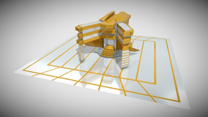 Castle gold – Modello 3D gratuito STL