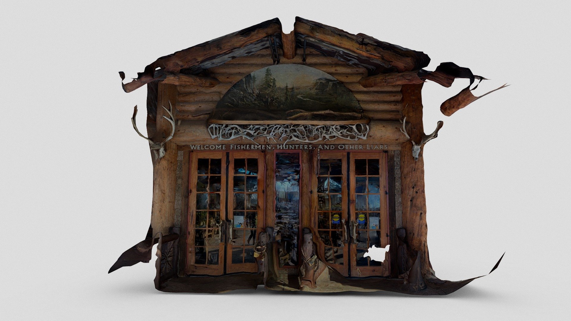 Basspro shop entrance door