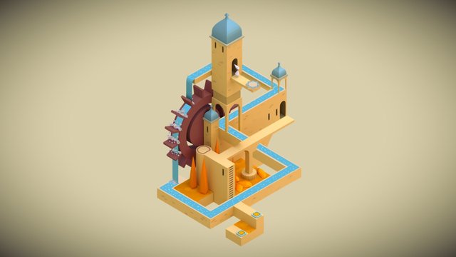 Monument Valley, Stage 2 3D Model