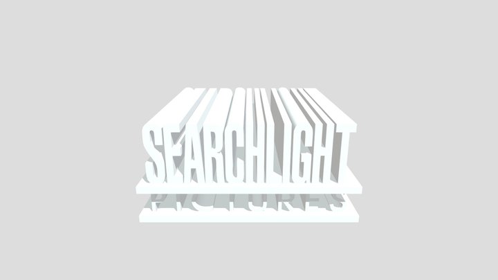 Searchlight pictures Text 3D Model