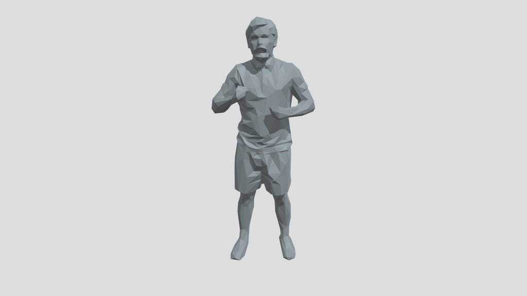 Lowpoly Male Standing