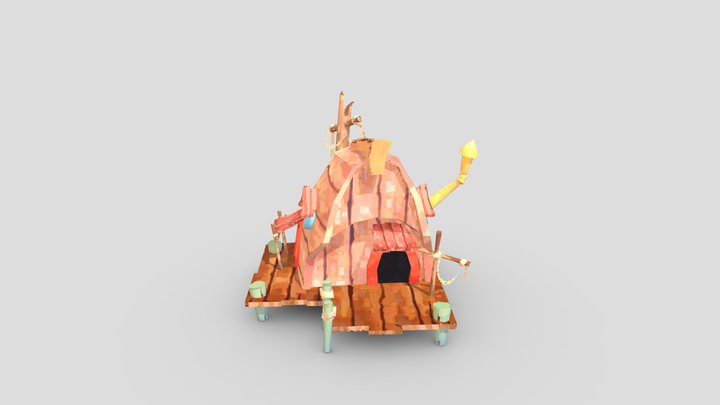 Bacon house 3D Model