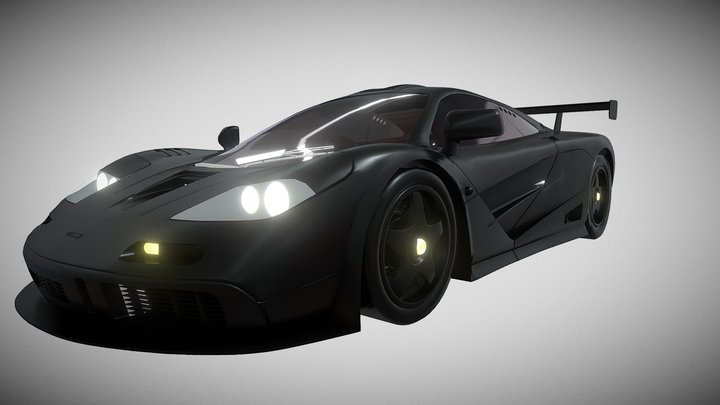 McLaren F1 LM 3D Model