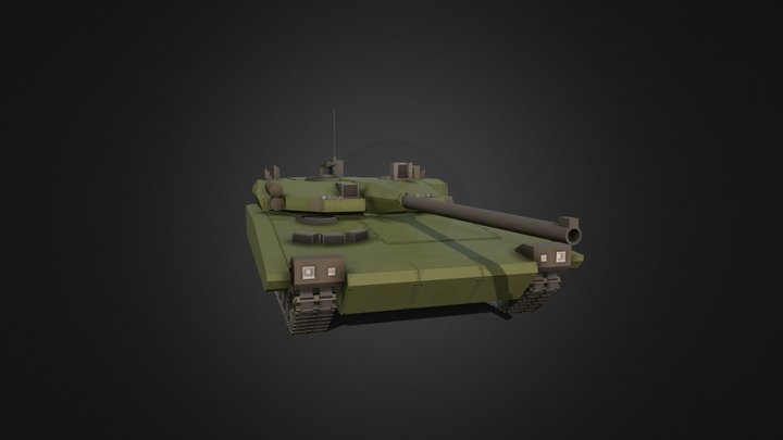 Kf 21  modern Tank/ MBT 3D Model