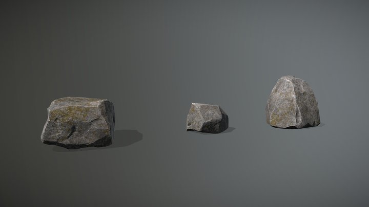 Big Stones 3D Model