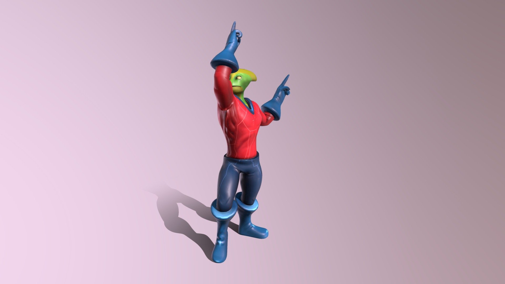 Alien_test_Character - 3D model by MattyHall [f25baae] - Sketchfab