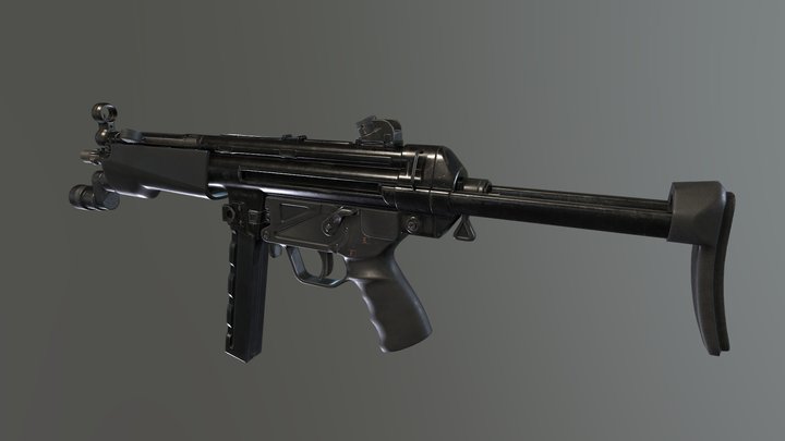 H&K MP5 3D Model
