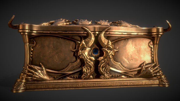 Pandora's Box God of War 3D Model