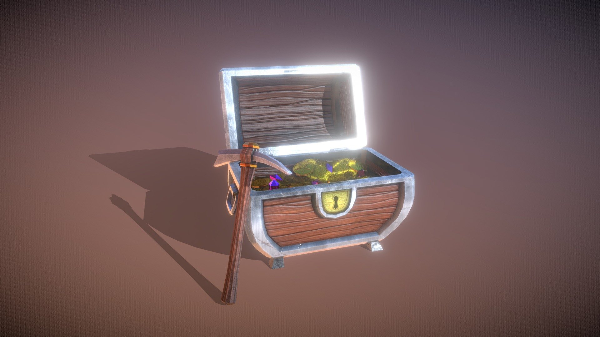 Treasure Chest - Download Free 3D model by o1o6o [f25dbe3] - Sketchfab