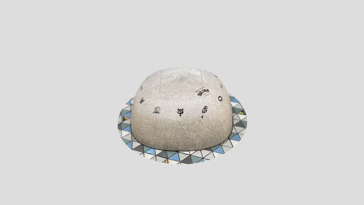 東京ドームの野球のオブジェクト 3D Model